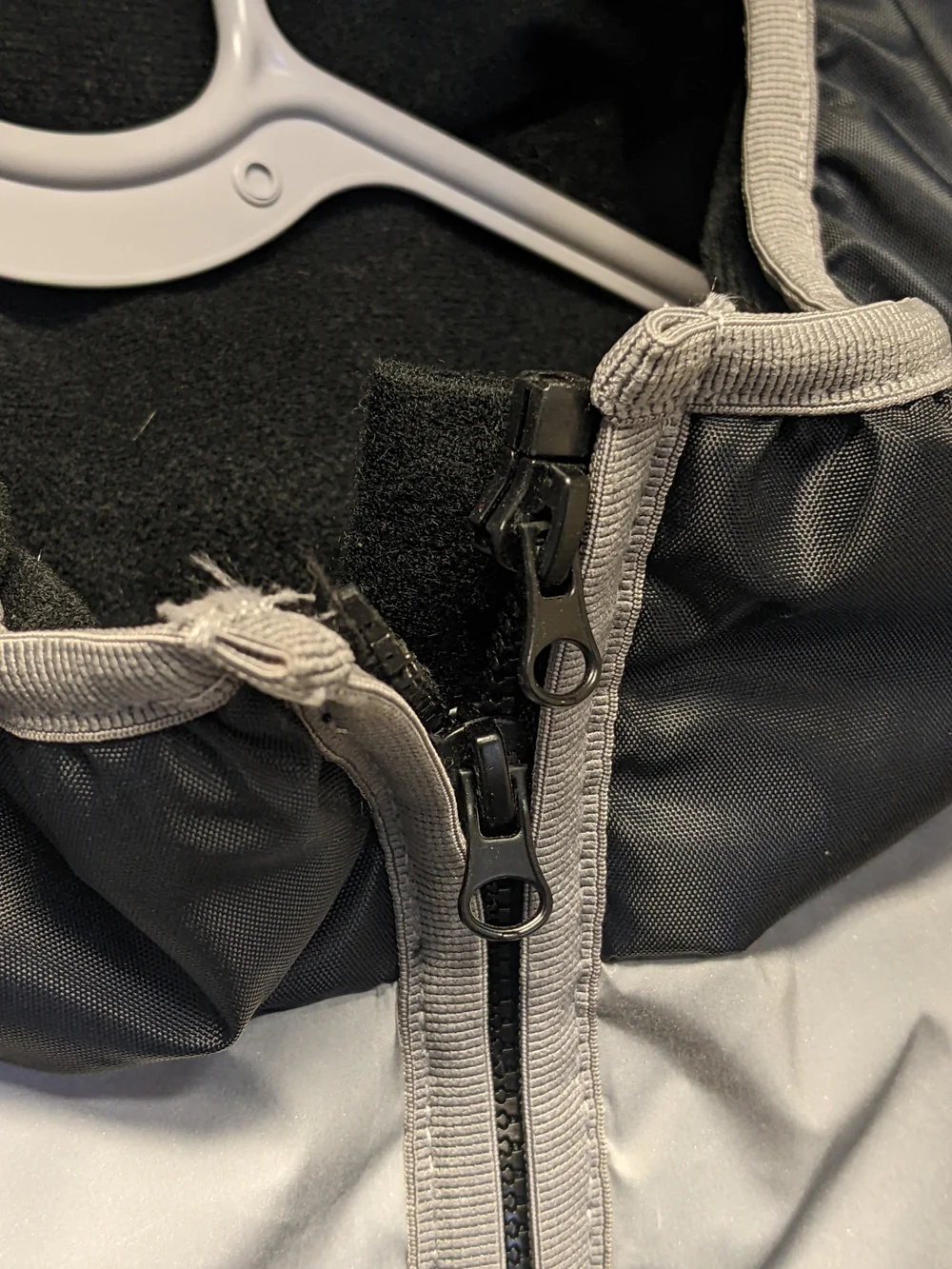 Dog Reflective Jacket - Size XXL - Black & Grey - New Without Tags